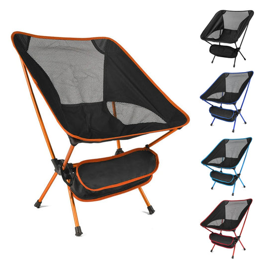 Folding Chair Ultralight Detachable Portable Lightweight Chair Folding Extended Seat Fishing Camping Home BBQ Garden Hiking
